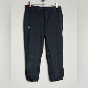 Under Armour Black Womens Softball Pants Size Small